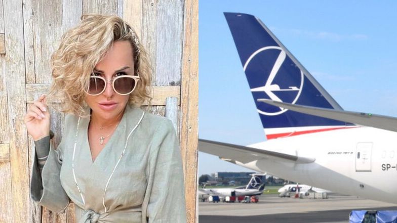 Blanka Lipińska pomstuje na Polskie Linie Lotnicze