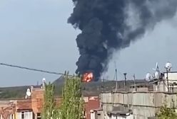 Płonie skład ropy w Makiejewce. Szef DRL: ostrzelała nas ukraińska armia