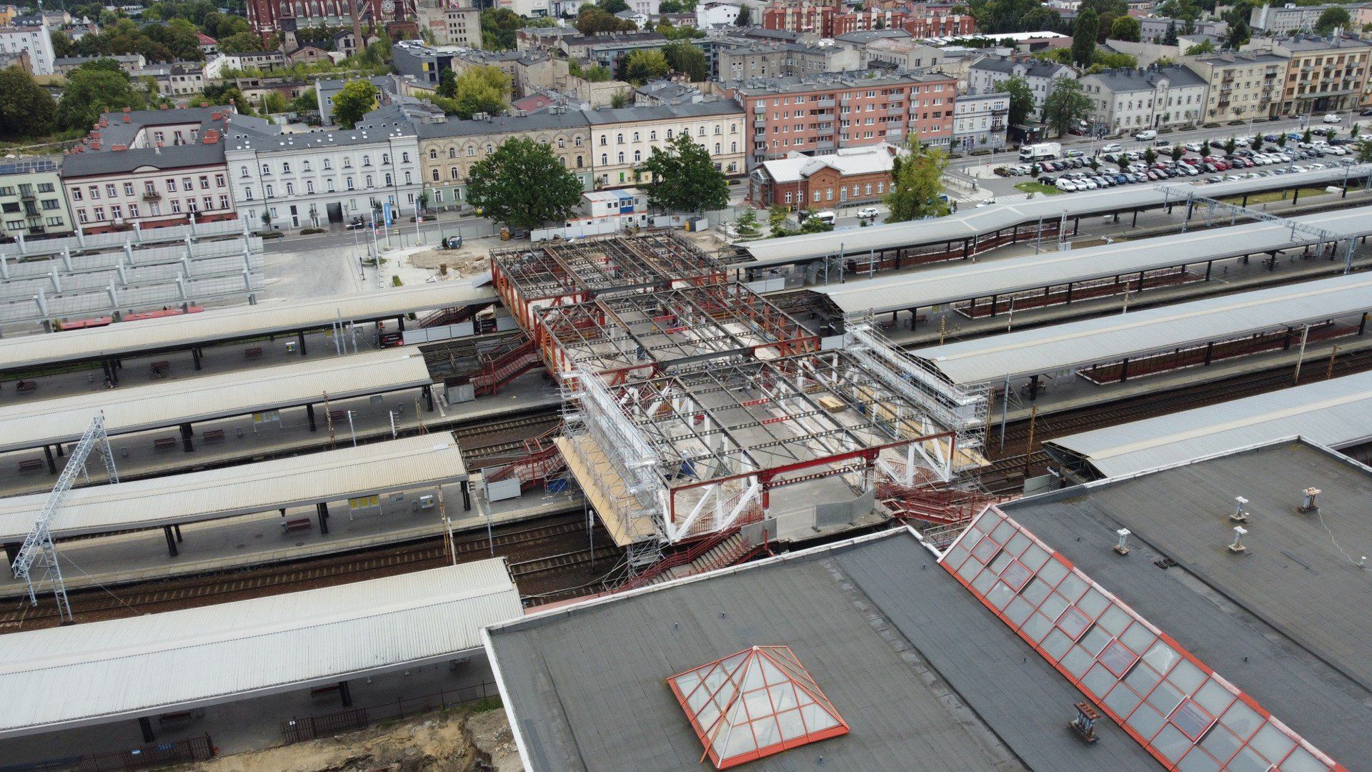 Rozbiórka Dworca PKP w Częstochowie