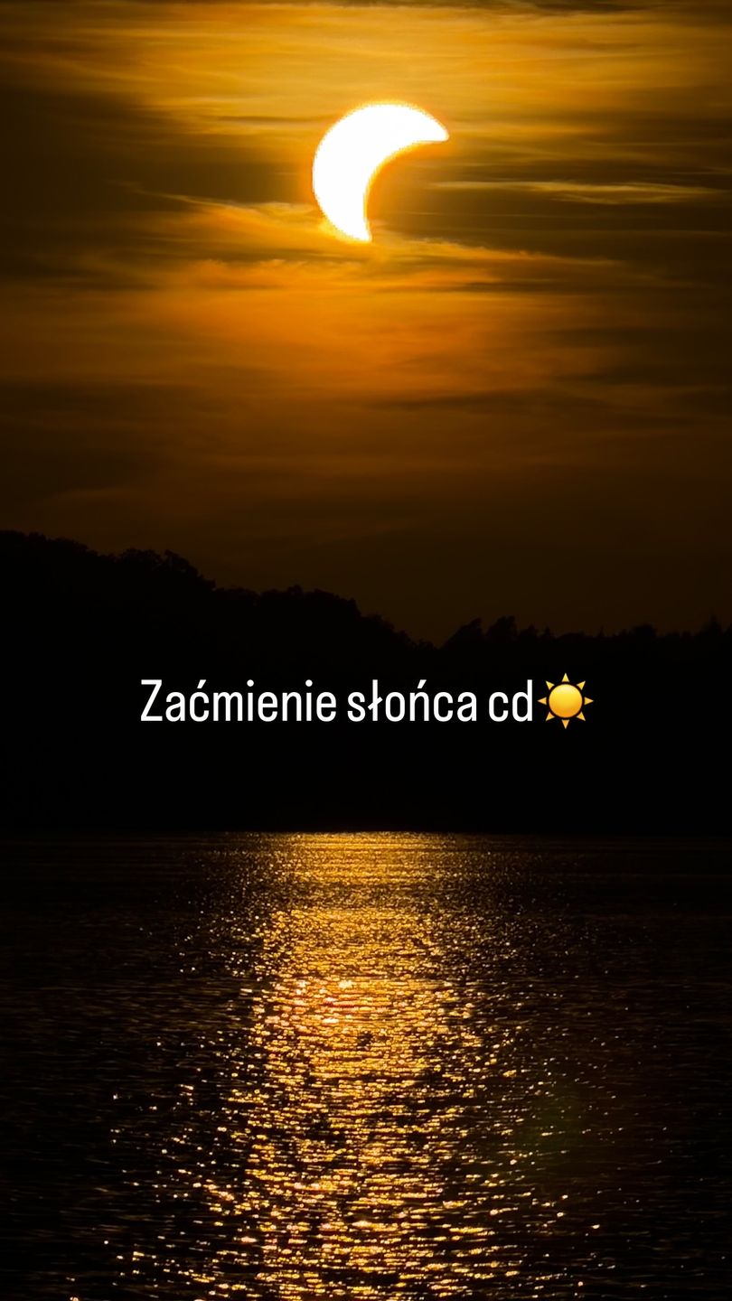 Gwiazdy obserwowały zaćmienie Słońca