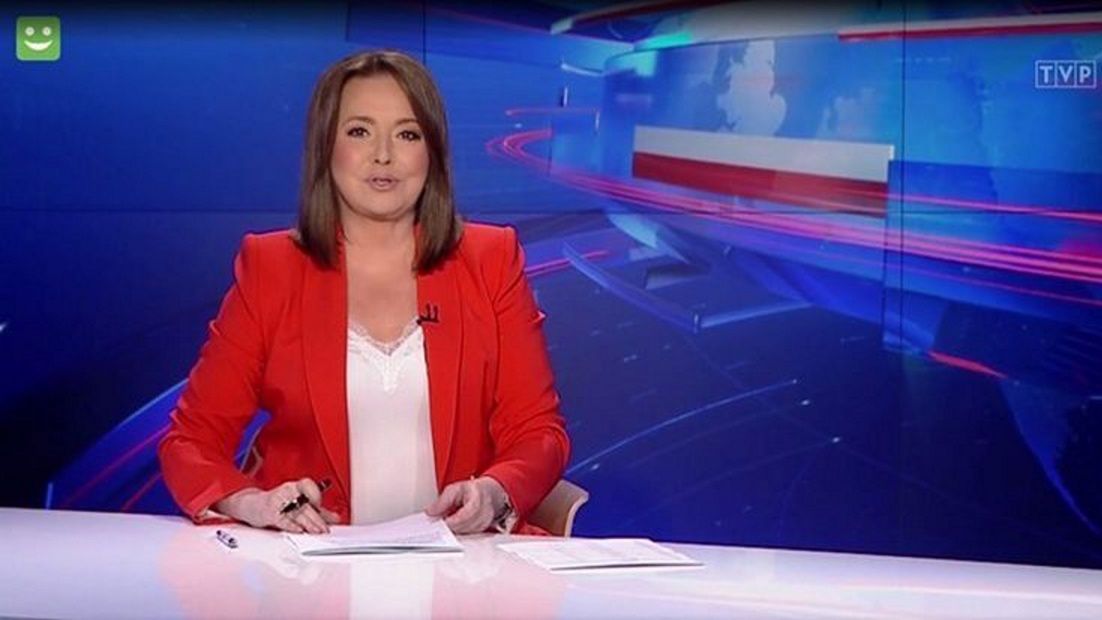Jedną z twarzy "Wiadomości" TVP jest Danuta Holecka