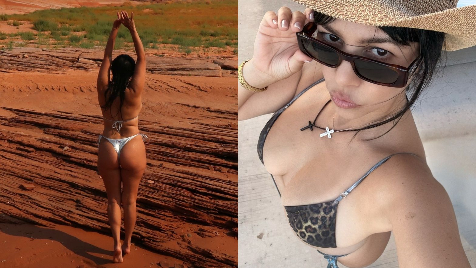 Kourtney Kardashian w bikini
