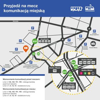 Lech – Legia już dziś w Poznaniu. Zmiany w organizacji ruchu, wzmacniana komunikacja i parkingi dla kibiców