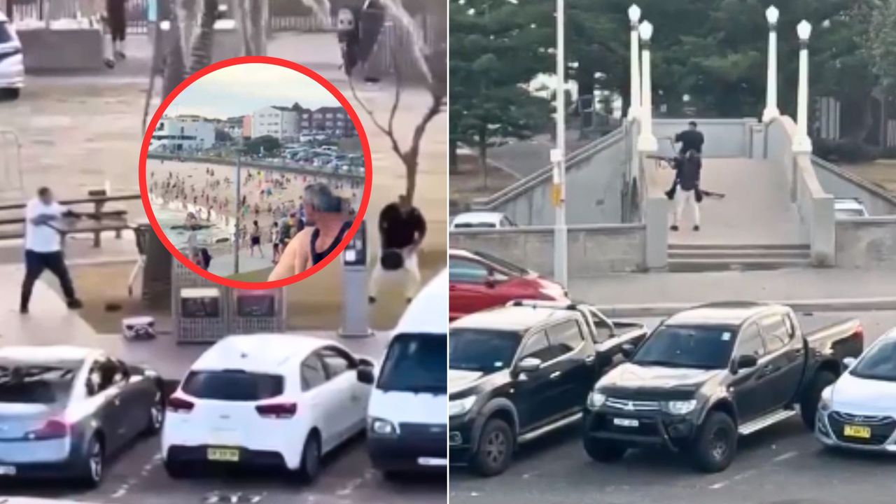 Zaszedł go od tyłu, wyrwał karabin. Niesamowite nagranie z Sydney