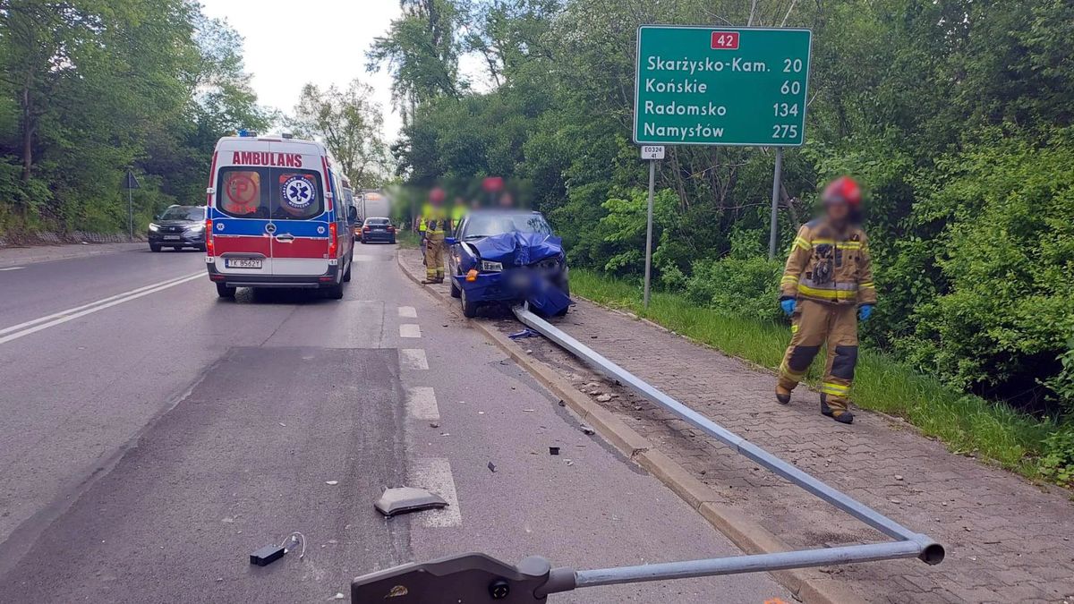 Wypadek w Starachowicach