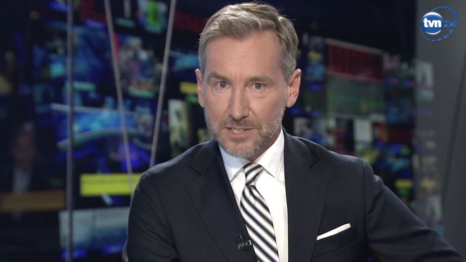 Środowe "Fakty po Faktach" Piotr Kraśko zaczął od historycznej przemowy