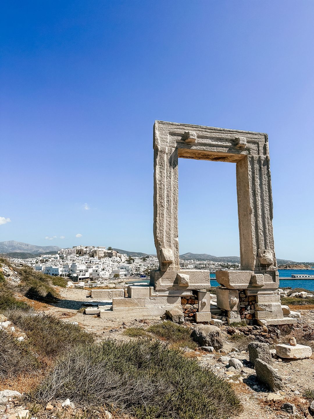 Portara to symbol wyspy Naksos