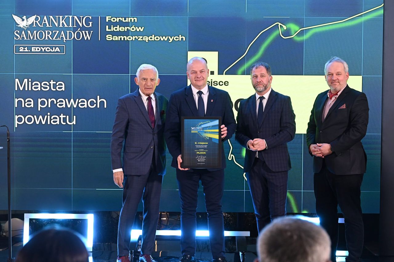 Płock zajął drugie miejsce w tegorocznej edycji Rankingu Samorządów "Rzeczpospolitej"