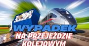 Wypadek na przejeździe kolejowym w Szydłowie