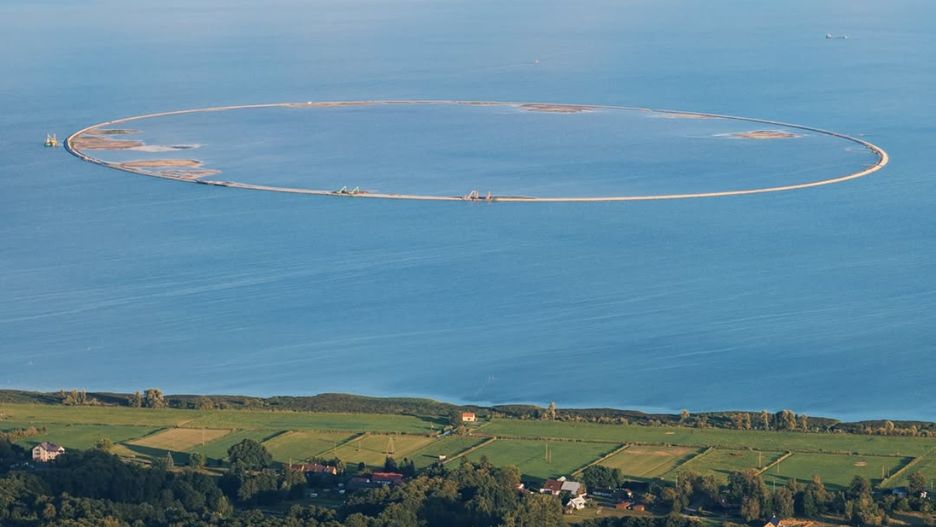 Wyspa Estyjska to sztuczna wyspa na Morzu Bałtyckim