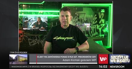Adam Kiciński gościem WP. Przyszłość Cyberpunka 2077 i CD Projektu Red