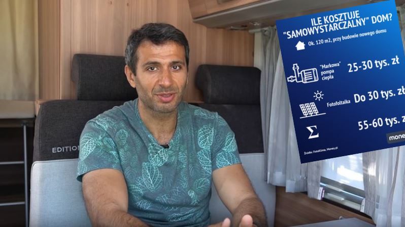 Dziennikarz chce się przekonać na własnej skórze, czy można mieć dom i nie płacić rachunków za ogrzewanie