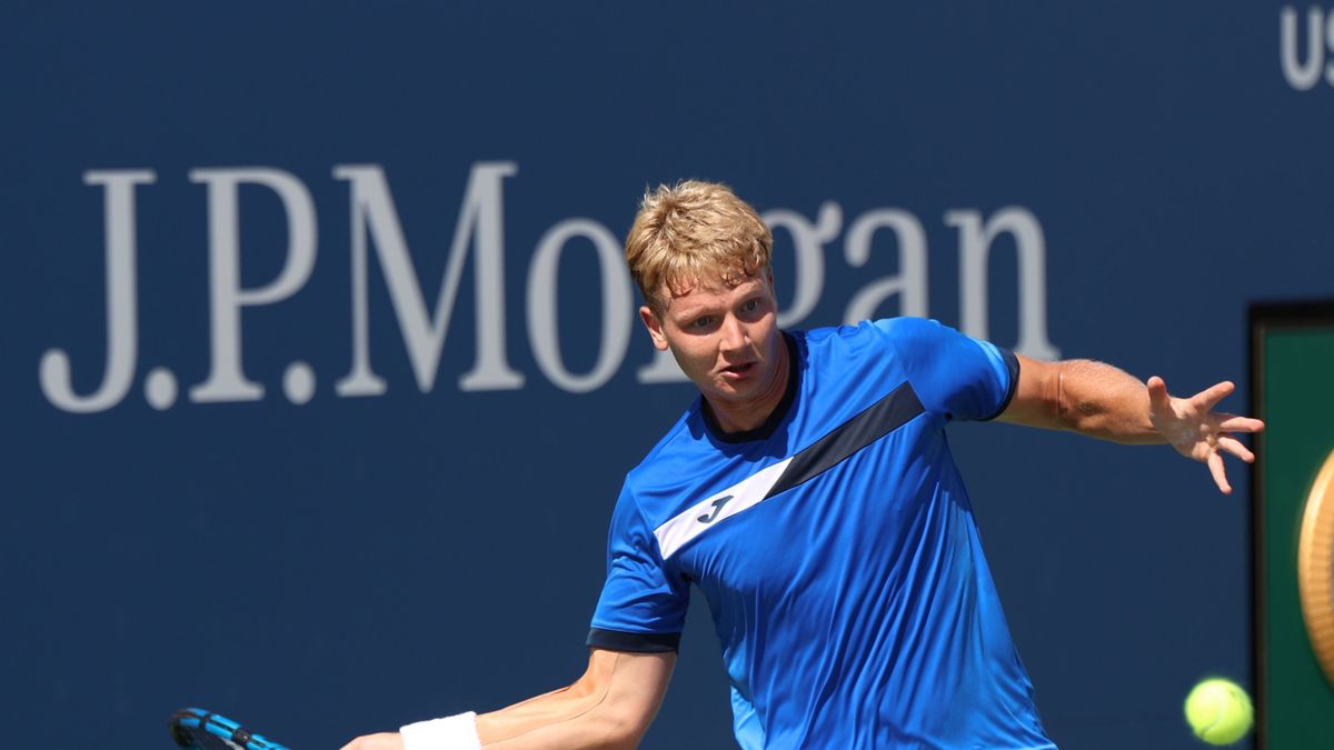 Maks Kaśnikowski w kwalifikacjach do US Open
