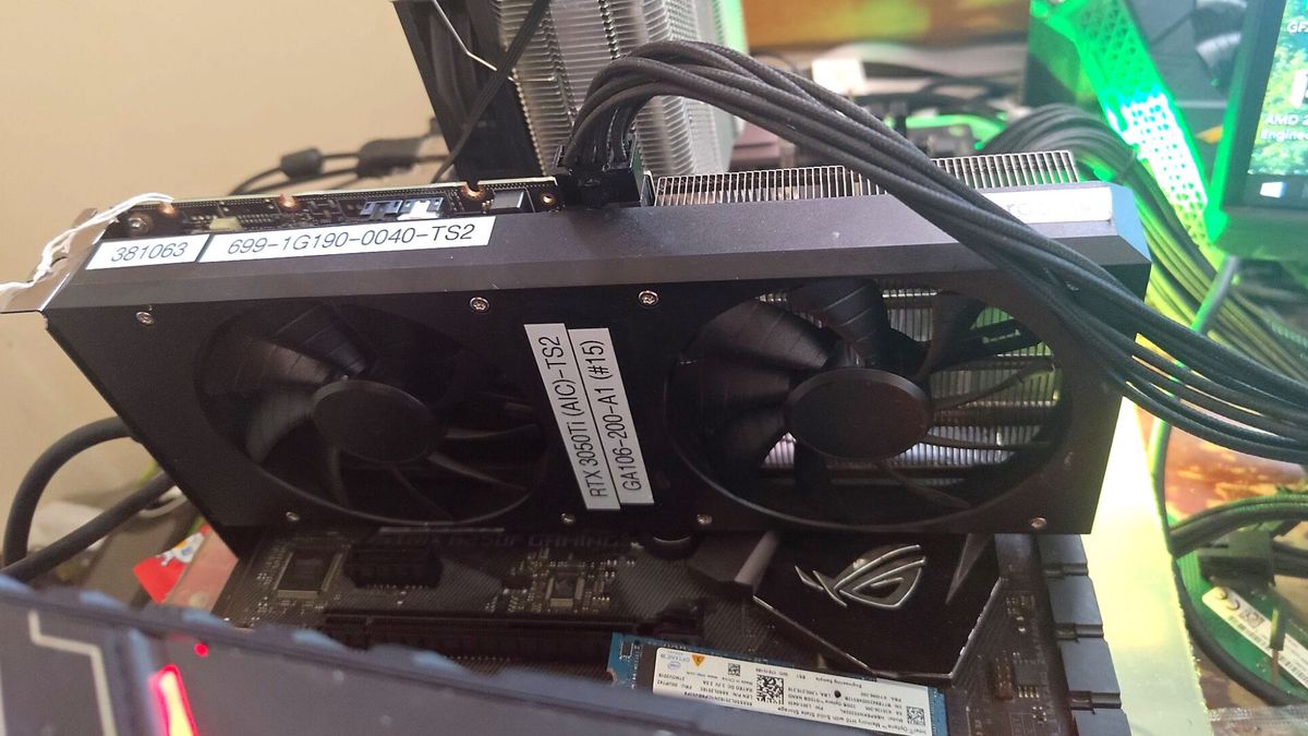 Inżynieryjna wersja karty graficznej NVIDIA GeForce RTX 3050 Ti