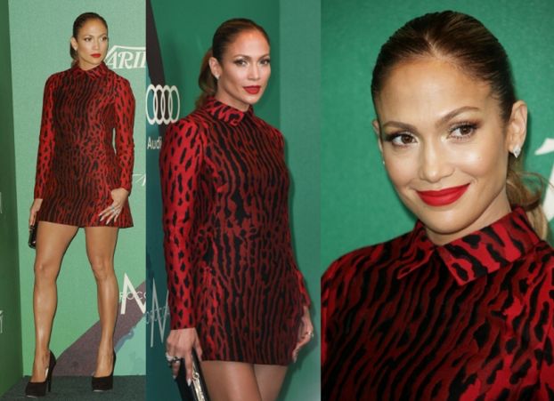 Jennifer Lopez odsłania nogi w seksownej mini! (ZDJĘCIA)