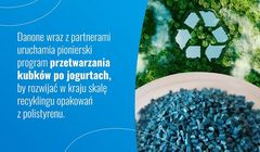 Danone rusza z recyklingiem kubków po jogurtach