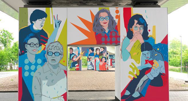 W Gdańsku powstaje mural z "Kobietami Wolności" w ramach akcji "Wysokich Obcasów"