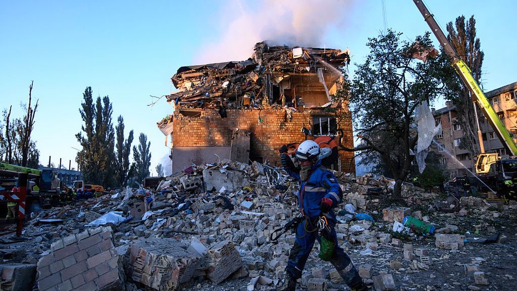 Rosyjski atak na Kijów (zdj. ilustracyjne)