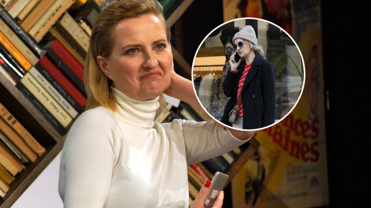 Iza Kuna spacerowała po stolicy w drogim outficie