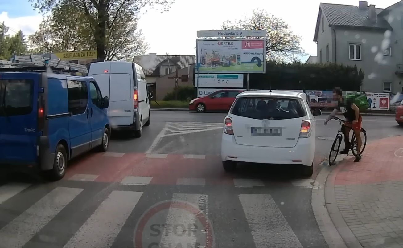 Do niebezpiecznych sytuacji doszło w okolicy przejazdów rowerowych