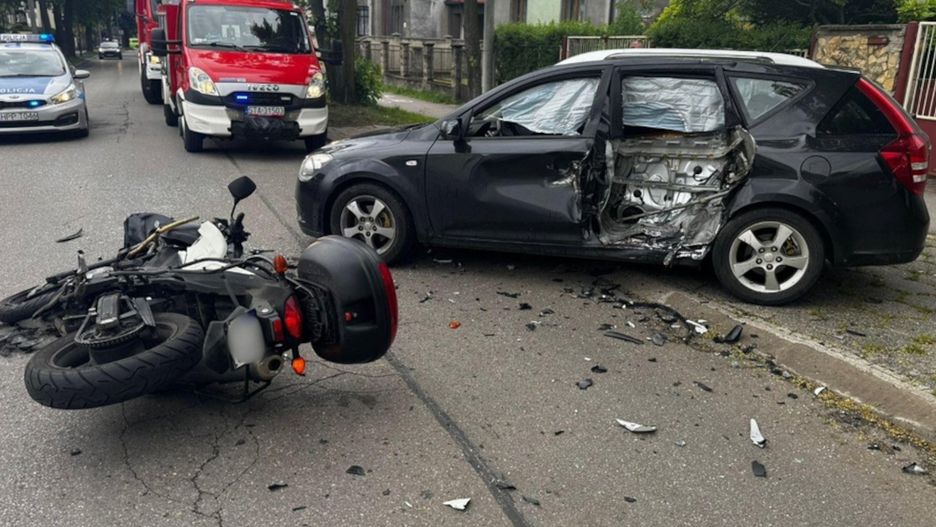Groźny wypadek w Tarnowskich Górach. 