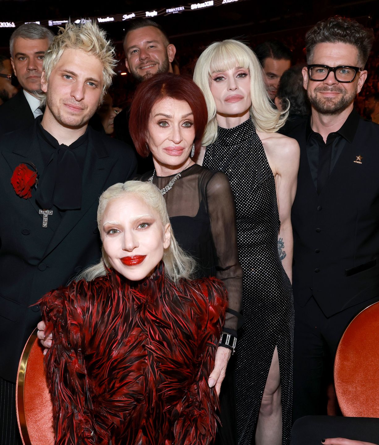 Andrew Watt, Lady Gaga, Sharon Osbourne, Kelly Osbourne, Jack