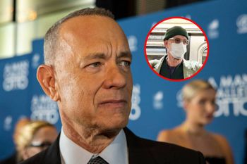 Tom Hanks po cichu w metrze. Tak ubrał się aktor