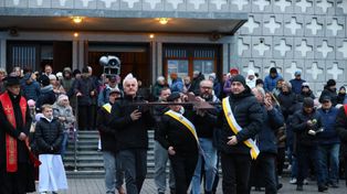 Kielce: Droga krzyżowa przeszła ulicami parafii Chrystusa Króla