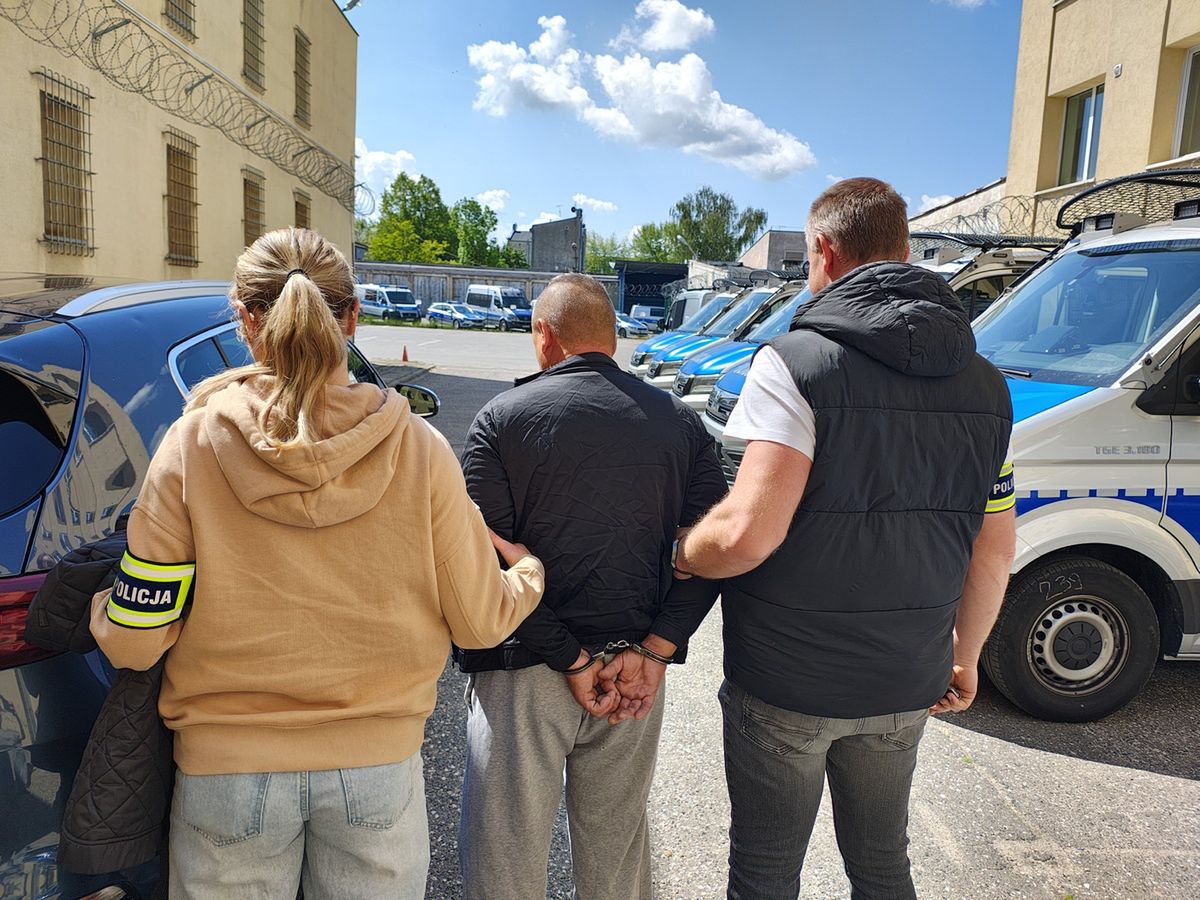 Sprawca rozboju zatrzymany przez policję z Piotrkowa Trybunalskiego