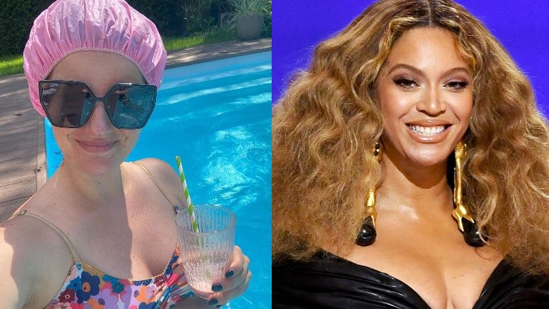 Zofia Zborowska idzie na basen