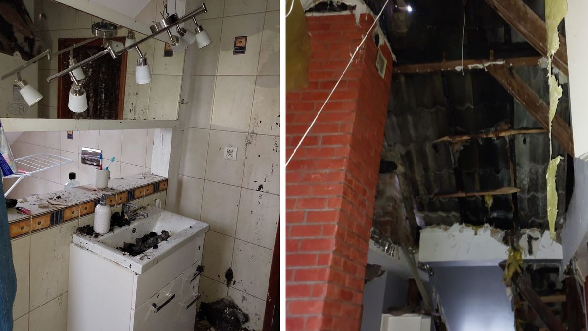 Pożar w domu w Solcu Kujawskim. 