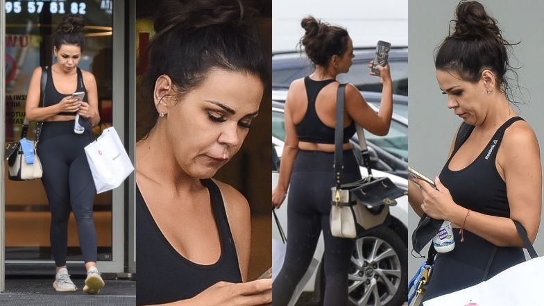Sylwia Bomba wychodzi z treningu do "Tańca z gwiazdami"