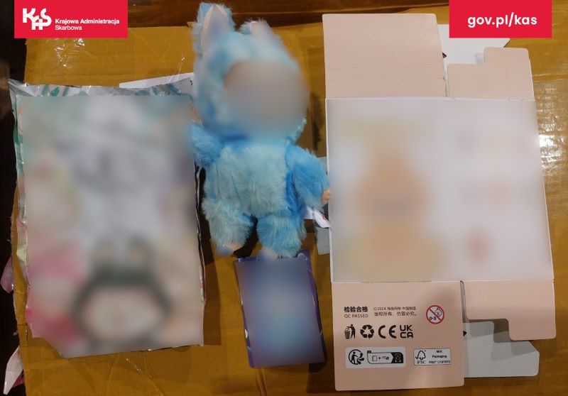 Pluszowe podróbki za 3 miliony złotych przechwycone w Świecku