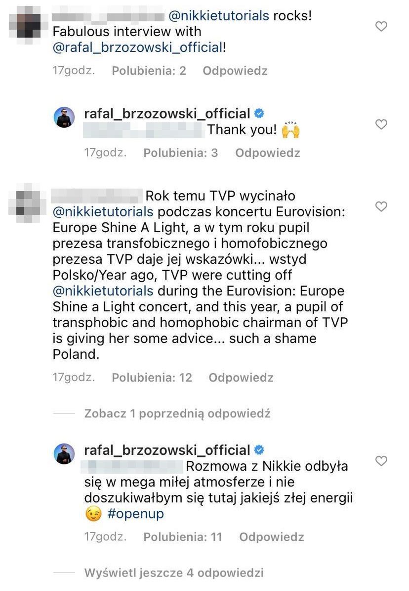 Rafał Brzozowski odpowiada na zarzuty fanów Eurowizji