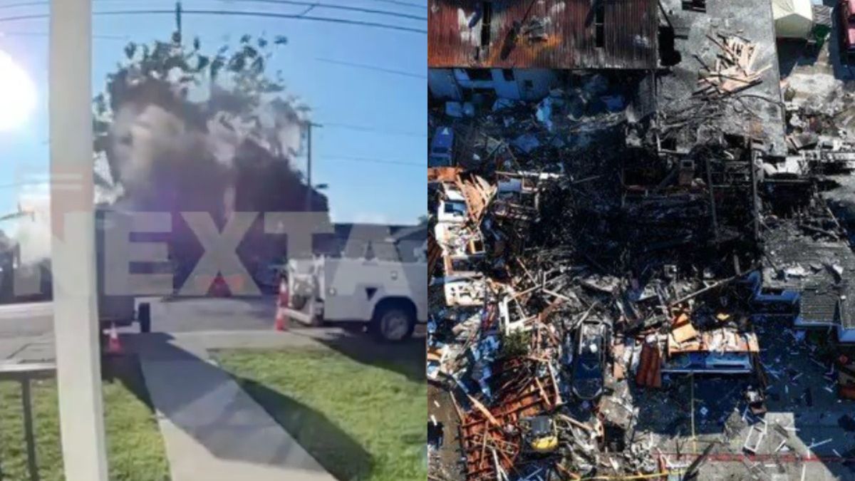 Eksplozja spowodowała wiele zniszczeń, rannych zostało 6 osób