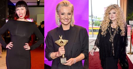 Gwiazdy na rozdaniu nagród tygodnika: Mery Spolsky w czerwonych skarpetach, drapieżna Dorota Szelągowska i inni