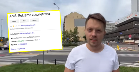 Nie powiesili billboardu obok biura PiS. Internauci bezlitośni dla firmy