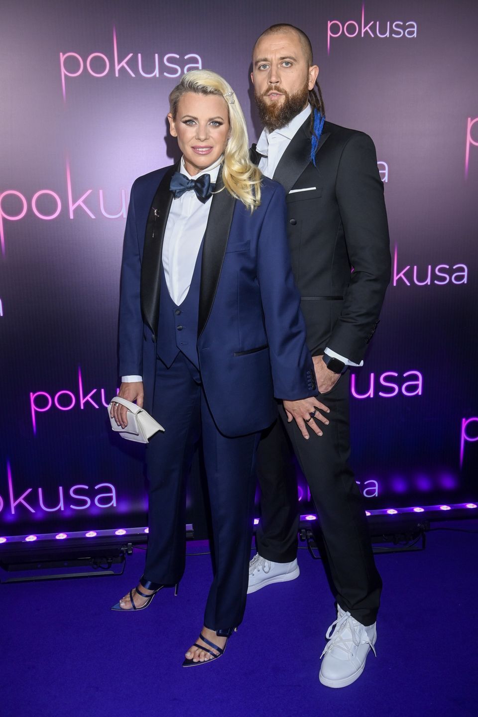 Premiera filmu "Pokusa". Maria Sadowska zabrała męża na ściankę (ZDJĘCIA)