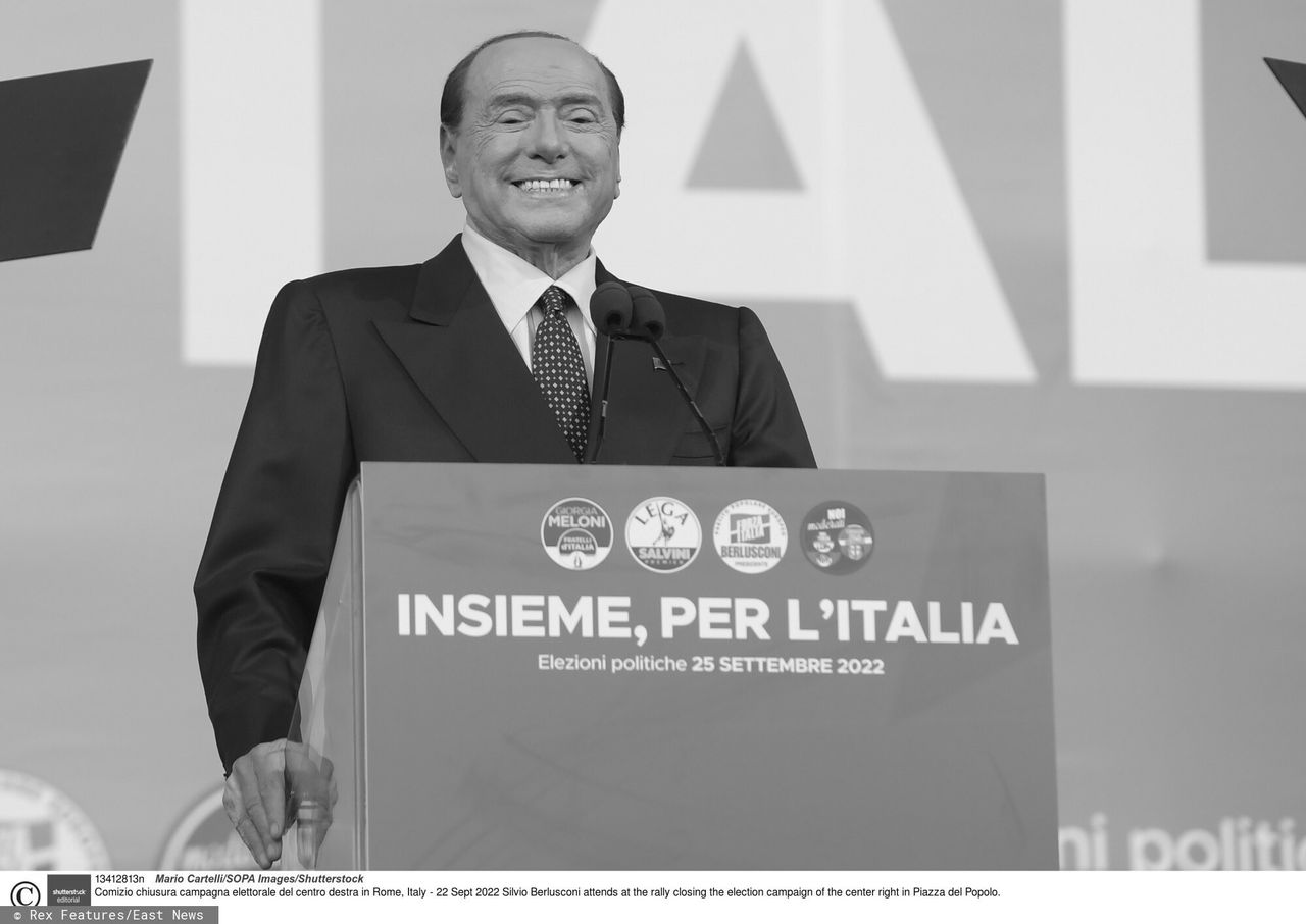 Silvio Berlusconi zmarł 12.06.2023