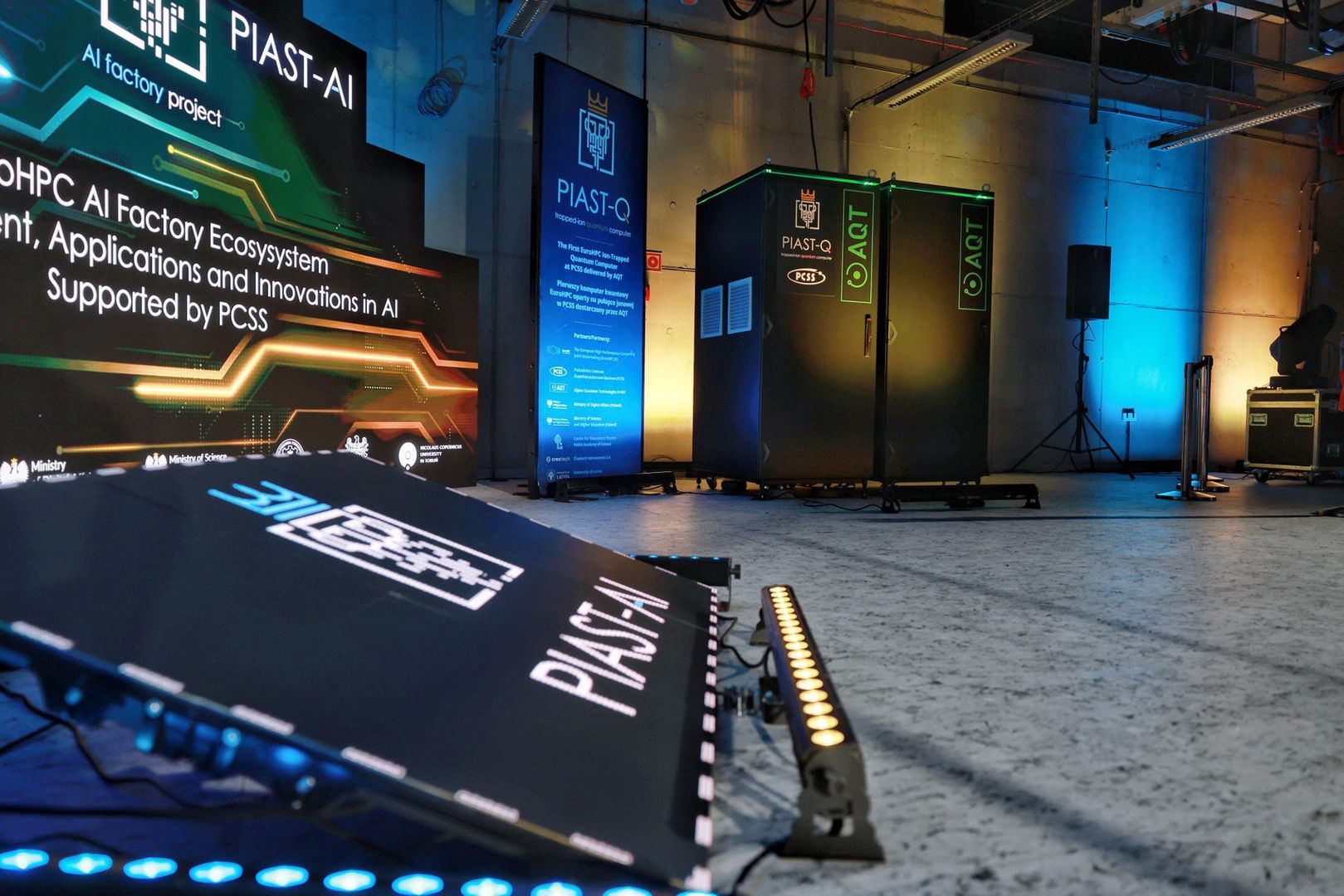 Inauguracja komputera kwantowego PIAST-Q. Znajduje się w PCSS w Poznaniu
