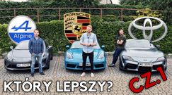 Porsche 718 Boxster vs Alpine A110S vs Toyota Supra - pojedynek trzech podejść