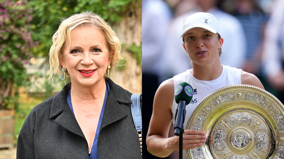 Marzena Rogalska i Iga Świątek