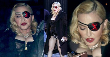 60-letnia Madonna w kabaretkach i gorsecie spaceruje po Londynie. Zmysłowa?