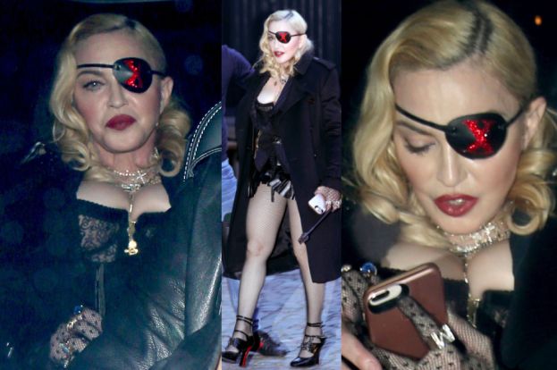 60-letnia Madonna w kabaretkach i gorsecie spaceruje po Londynie. Zmysłowa?