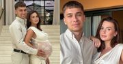 Wersow w prześwitującej sukni świeci ciążowym brzuszkiem i macha torebunią za "jedyne" 100 tys. zł (ZDJĘCIA)