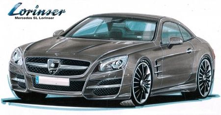 Pierwszy szkic – Lorinser SL Concept (2012)
