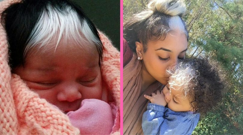 MilliAnna, jako noworodek/MilliAnna z mamą/ DailyMail