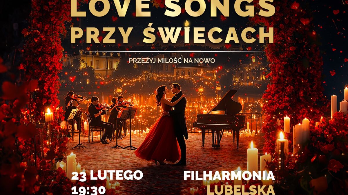 Koncert muzyczny Love Songs przy Świecach