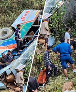 Autokar runął do wąwozu w Indiach. 36 ofiar śmiertelnych