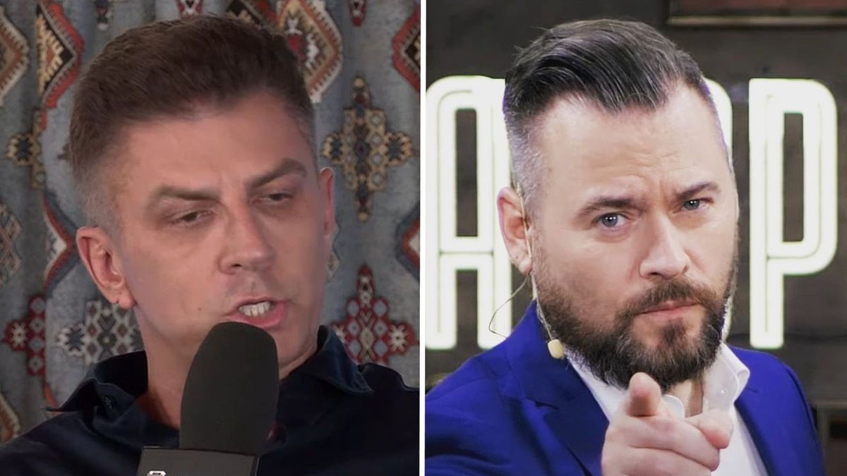 Na zdjęciu: Mateusz Borek i Krzysztof Stanowski